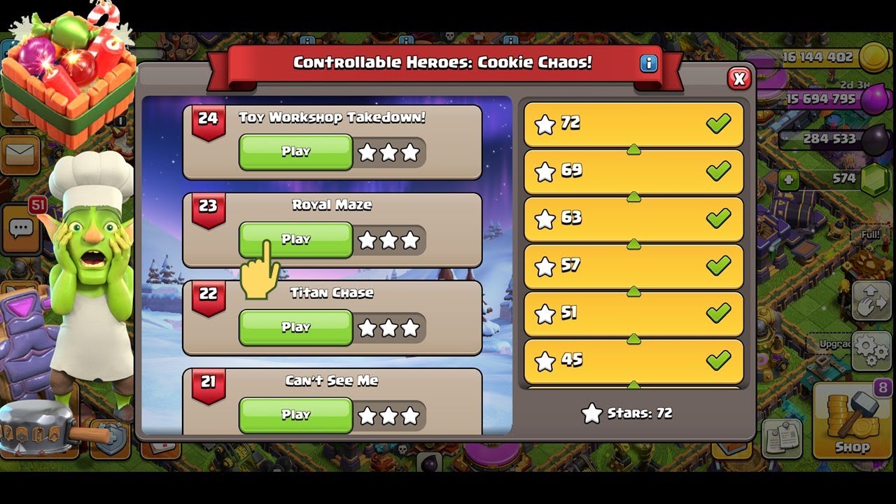 Clash of Clans: Cookie Chaos Level 23 - Royal Maze 🏰 | Easy 3 Stars ...