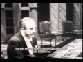 Capture de la vidéo Claudio Arrau Interviewed In 1964