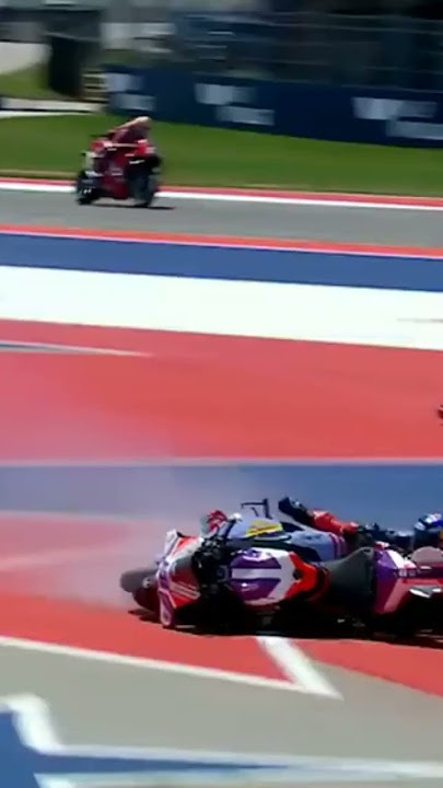 MotoGP America crash #motogp2023 #marquez #valentinorossi #motogpcrash
