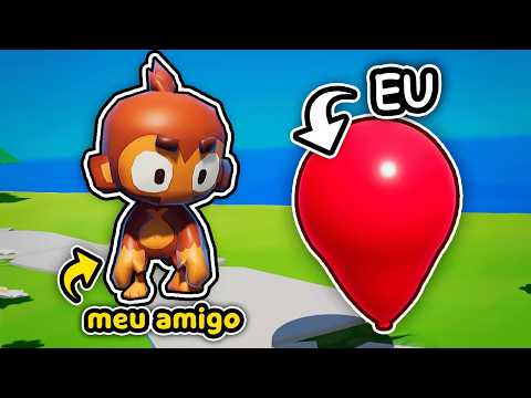 Bloons but I BECAME THE BALLOON and my friend became the enemy 😭🎈