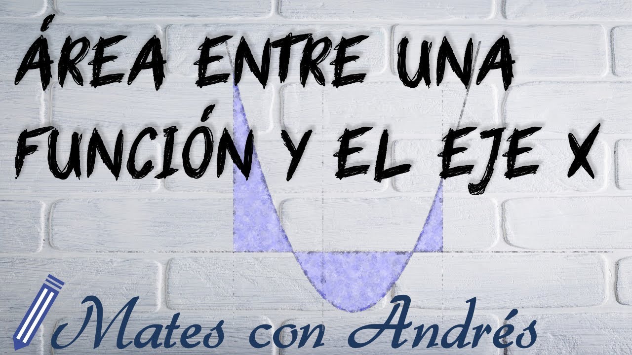 ÁREA comprendida entre una FUNCIÓN y el EJE X | Integral Definida
