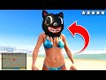 We COMBINED CARTOON CAT And A HUMAN In GTA! (Upgrading Cartoon Cat!) - GTA 5 Mods Funny Gameplay