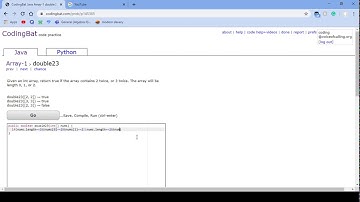 Array 1 (double23) Java Tutorial || codingbat.com