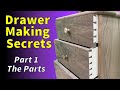 Drawer Making - The Right Way (Parts)