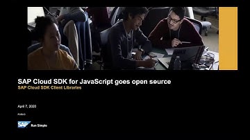 SAP Cloud SDK: Update Call for SAP Community