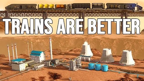 Railway System Train Mining Colony - Space Engineers