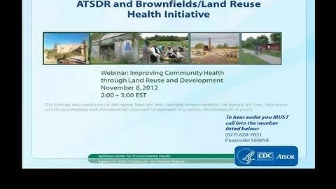Improving Community Health through Land Reuse and Development