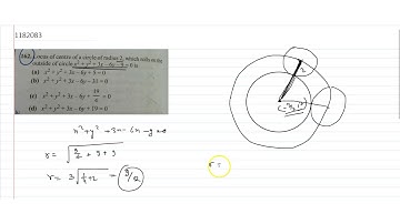 Locus of centre of a circle of radius `2,` which rolls on the outside of circle `x^2 +y^2 + 3x