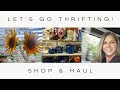 Let&#39;s go thrifting! Shop &amp; haul