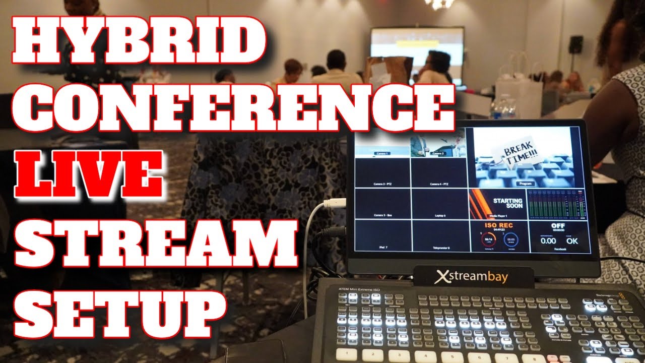 Live-Stream - ATEM MINI EXTREME HYBRID Conference Behind The Scenes Setup 