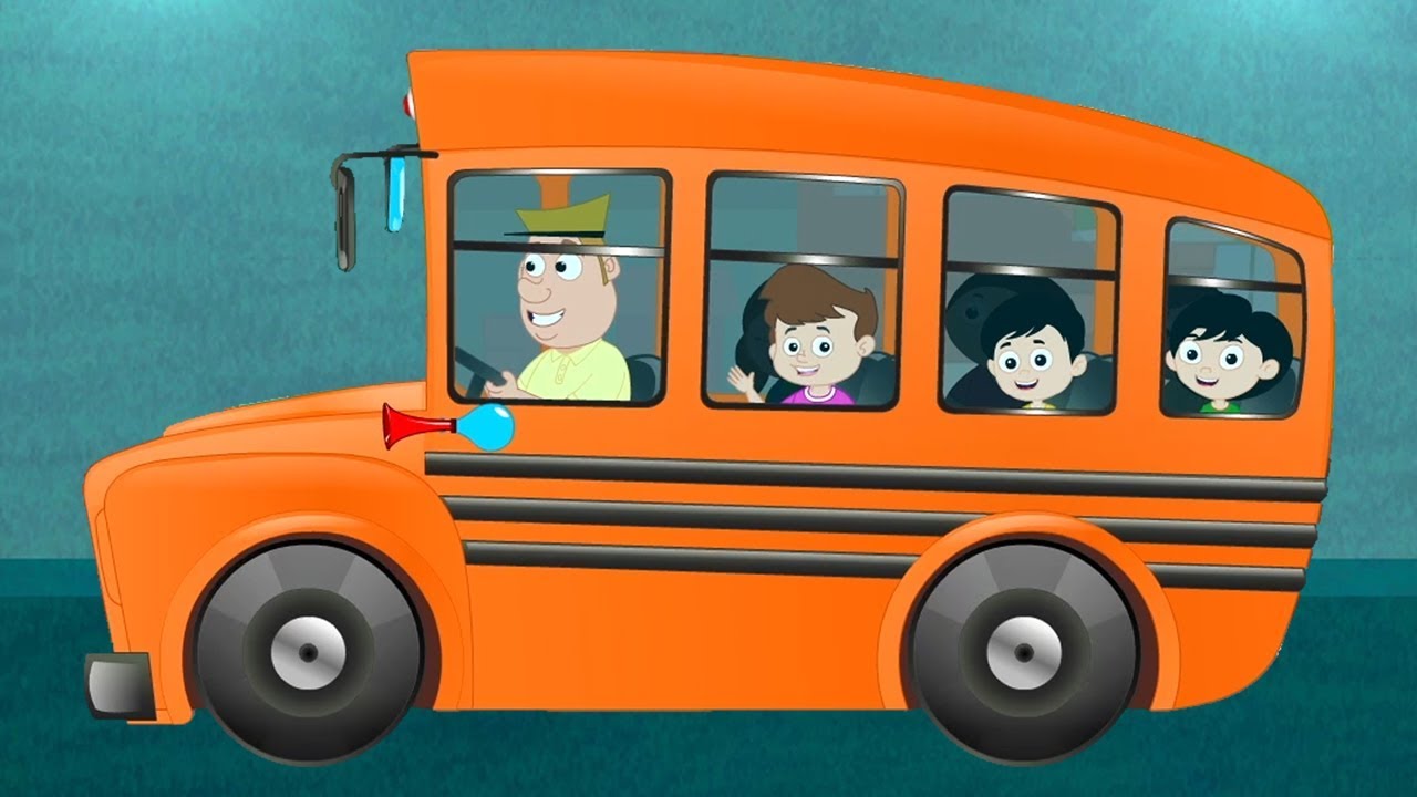 Roues sur le bus | Rimes pour bébés | Chanson enfantine | Nursery Rhymes | The Wheels On The Bus