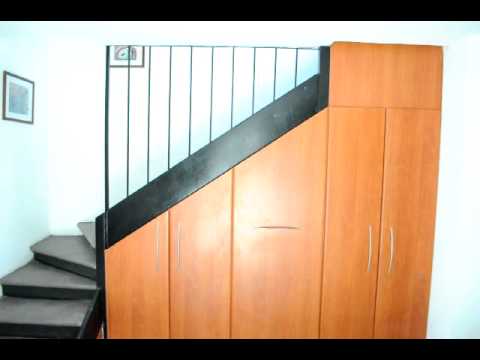 Deposito bajo escaleras.avi youtube Escalera diseño Mueble