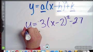 Review of x-intercepts from vertex form