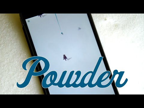 'Powder' is a minimal and soothing ski simulator