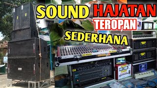 SOUND TEROPAN || SOUND HAJATAN || SEDERHANA || KELAS NDESO