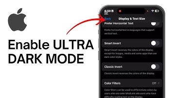 How to Enable ULTRA DARK MODE on iPhone
