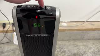Lasko 29” Ceramic Tower Heater for Large Rooms, Whole Room Heating with Oscillation Review