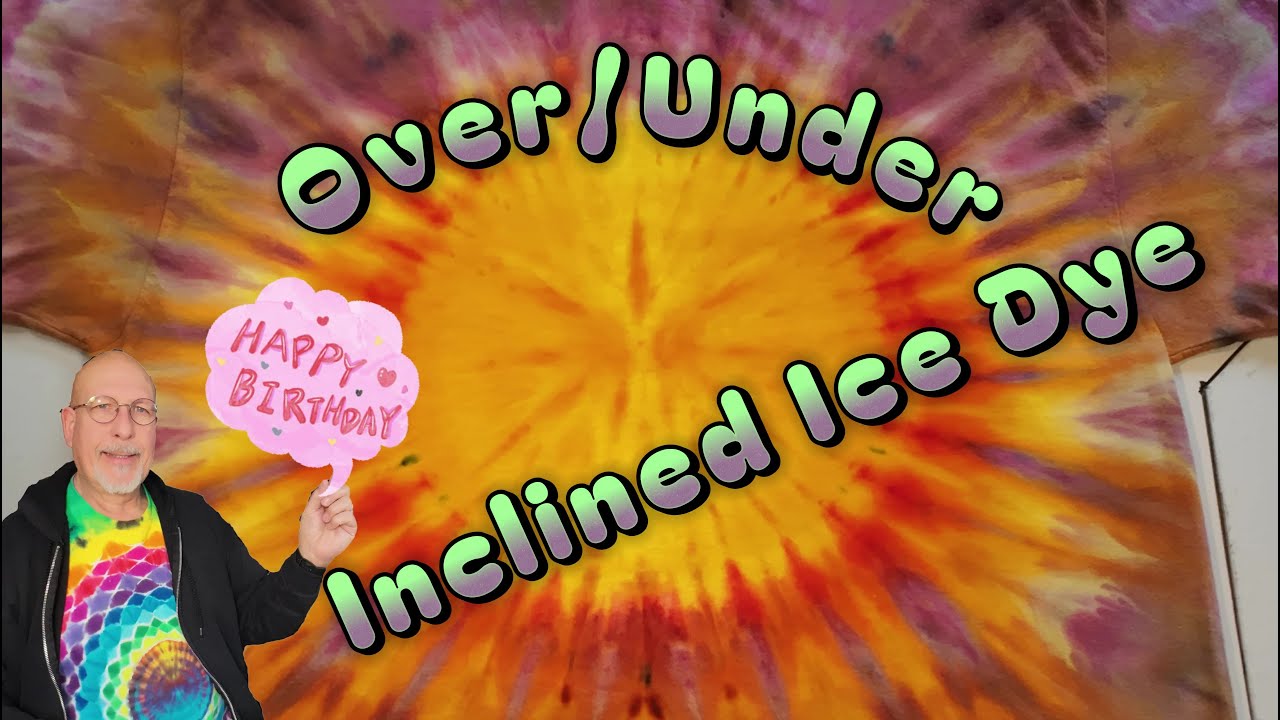 Центральный сгиб, наклонный, ледяной краситель, P1