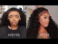 Wig install  water wave ft aliexpress isee