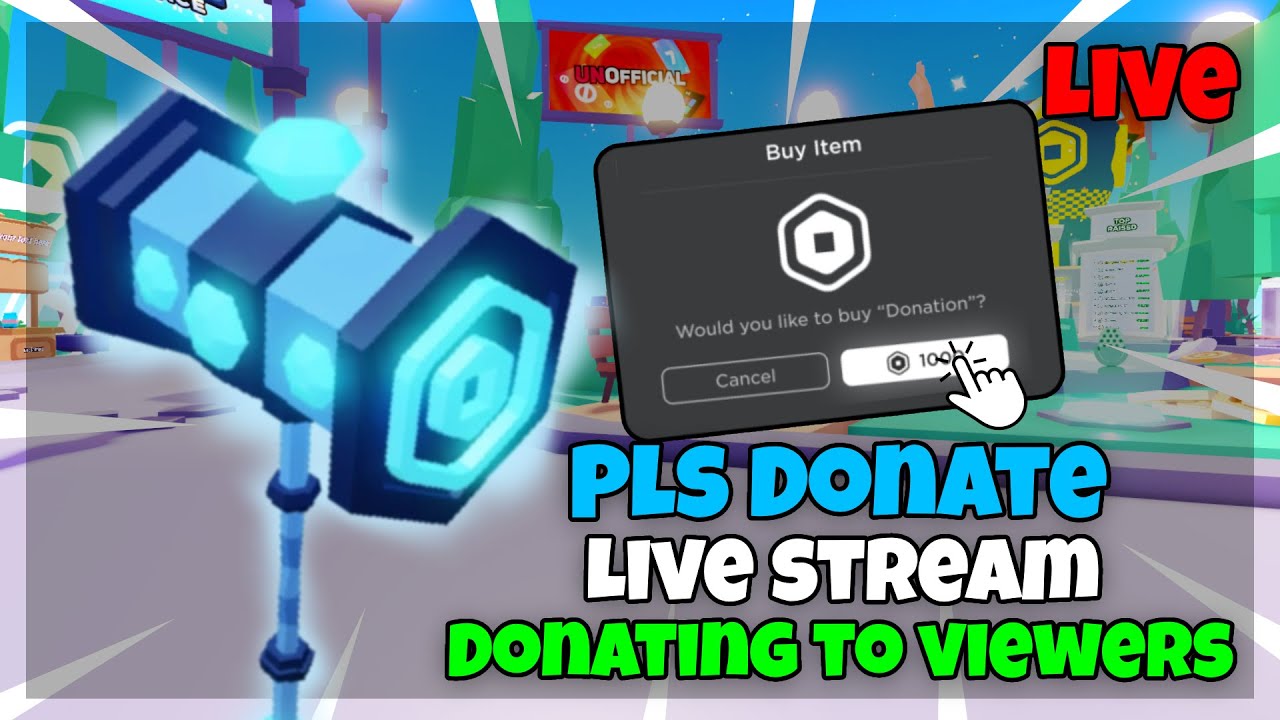 🔴 PLS DONATE LIVE! 💰 RAISING AND DONATING STREAM 💰 