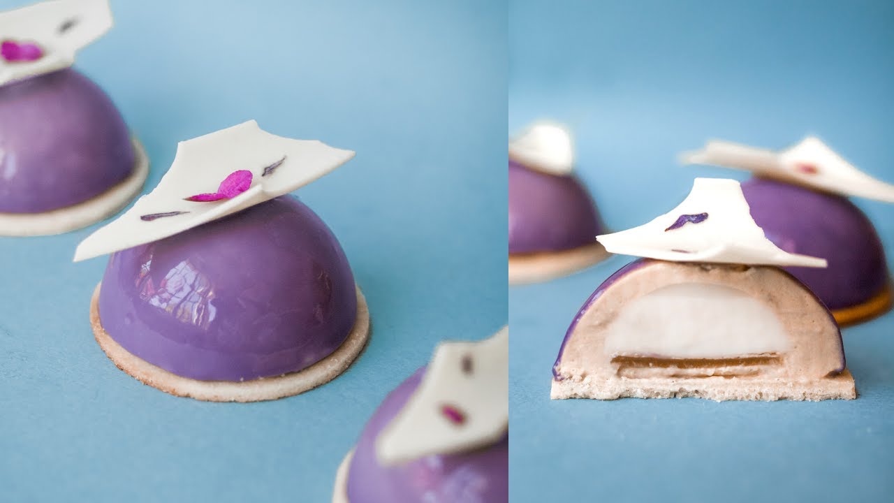 Milk Tea Petit Gateaux Assembly Satisfying Glazing Youtube