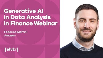 Generative AI in Data Analysis in Finance Webinar