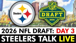 Pittsburgh Steelers LIVE Day 3 2026 NFL Draft Stream (Rounds 4-7) | Steelers Talk By Chat Sports
