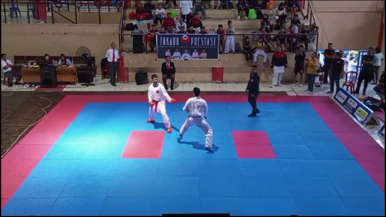 KEJUARAAN DAERAH KARATE FORKI SIGI Sulawesi Tengah 2025 Evan ( INKADO) vs Rio (WADOKAI)