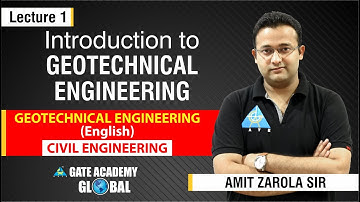 Introduction of Geotechnical Engineering | Lecture 1 | Geotechnical Engineering