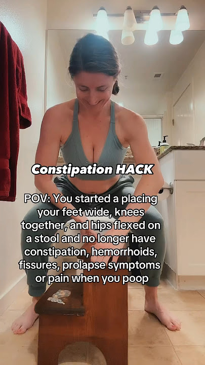 Have Your Tried This Constipation HACK?! #health #education #poop #mom #doctor #fyp  #lifehacks
