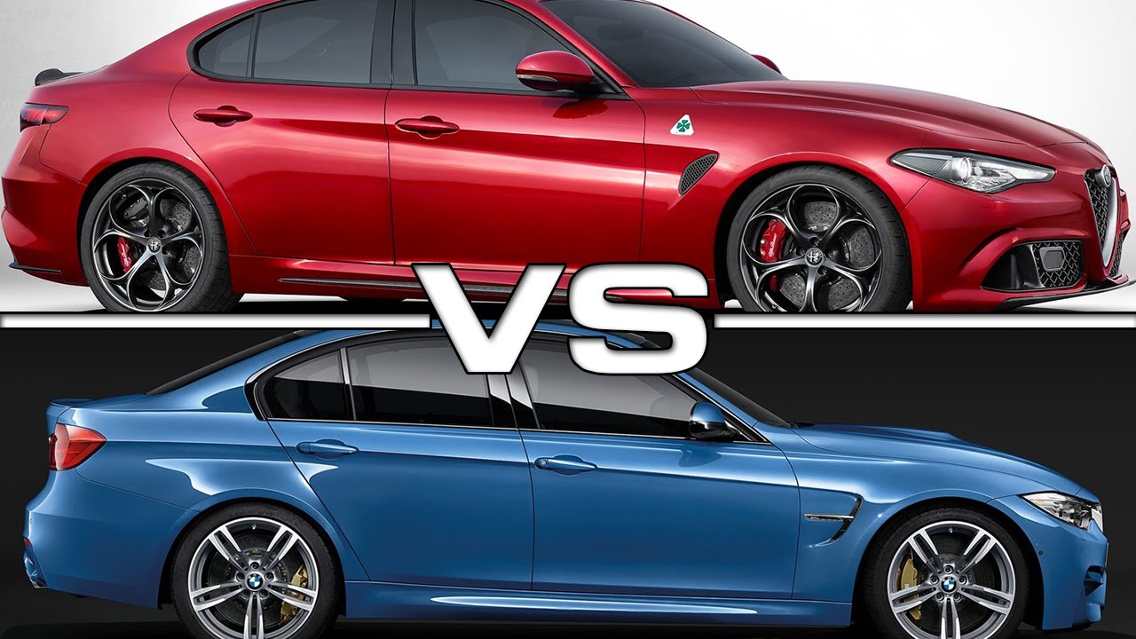 2016 Alfa Romeo Giulia Quadrifoglio vs 2016 BMW M3 YouTube