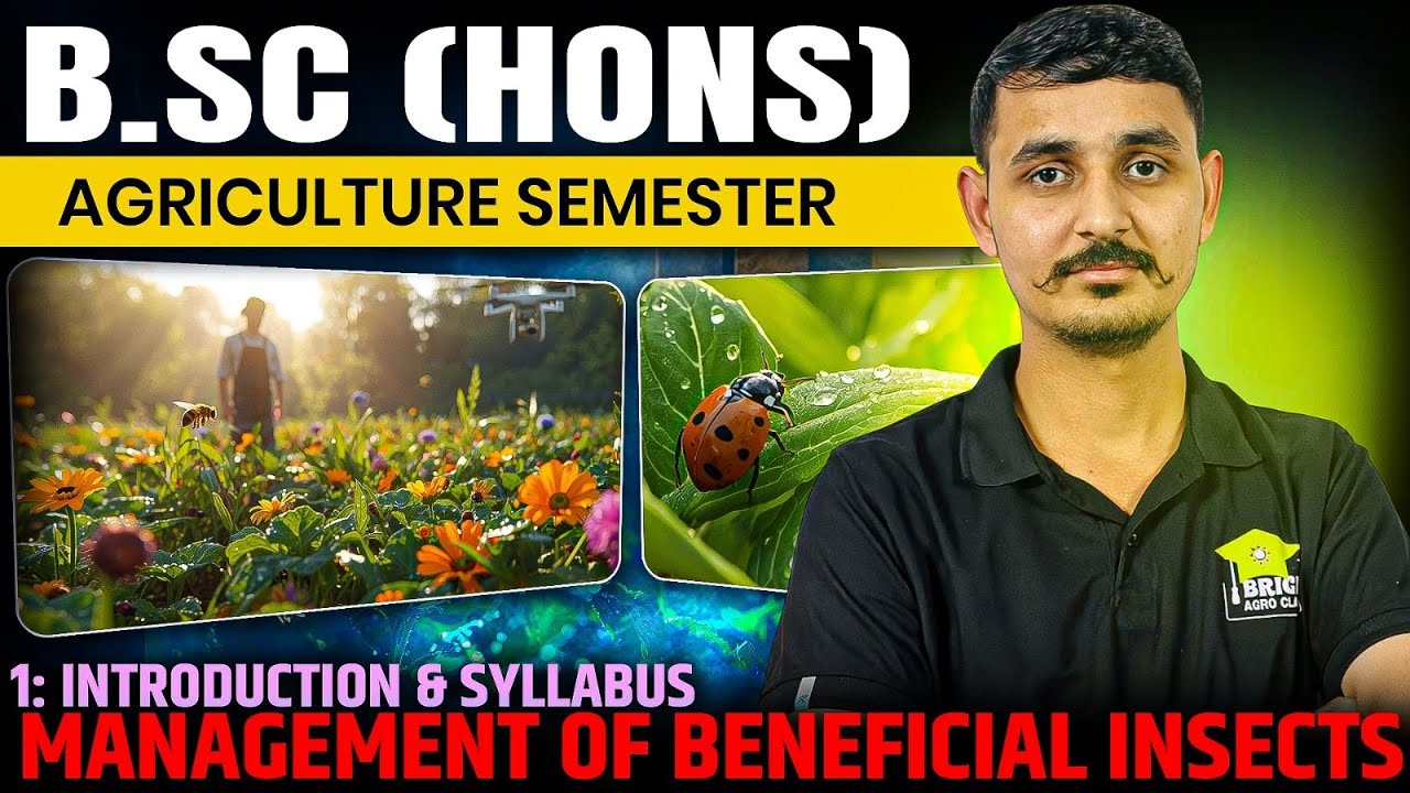 management of beneficial insects 6th semester | bsc agriculture 6th semester classes 