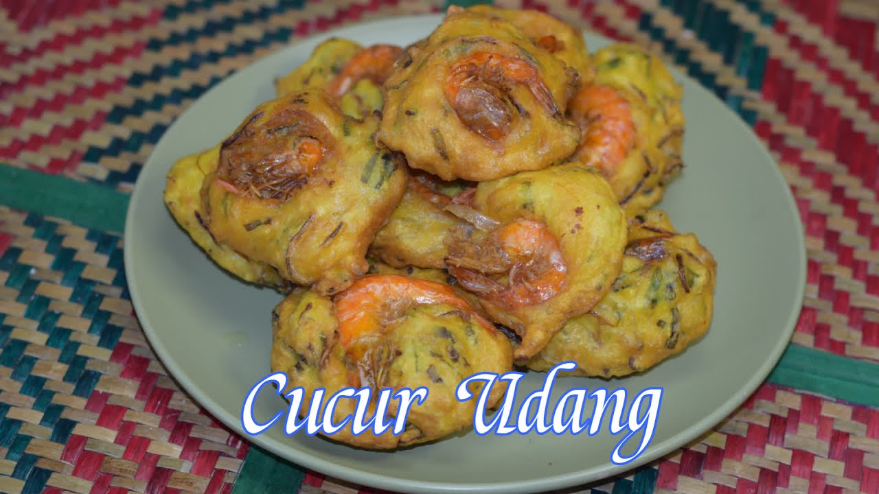 Resepi Cucur Udang Paling Mantap Bersos Cili Buat Sendiri