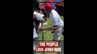 The American Century Classic crowd loves Jerry Rice 🤩 | NBC Sports Bay Area