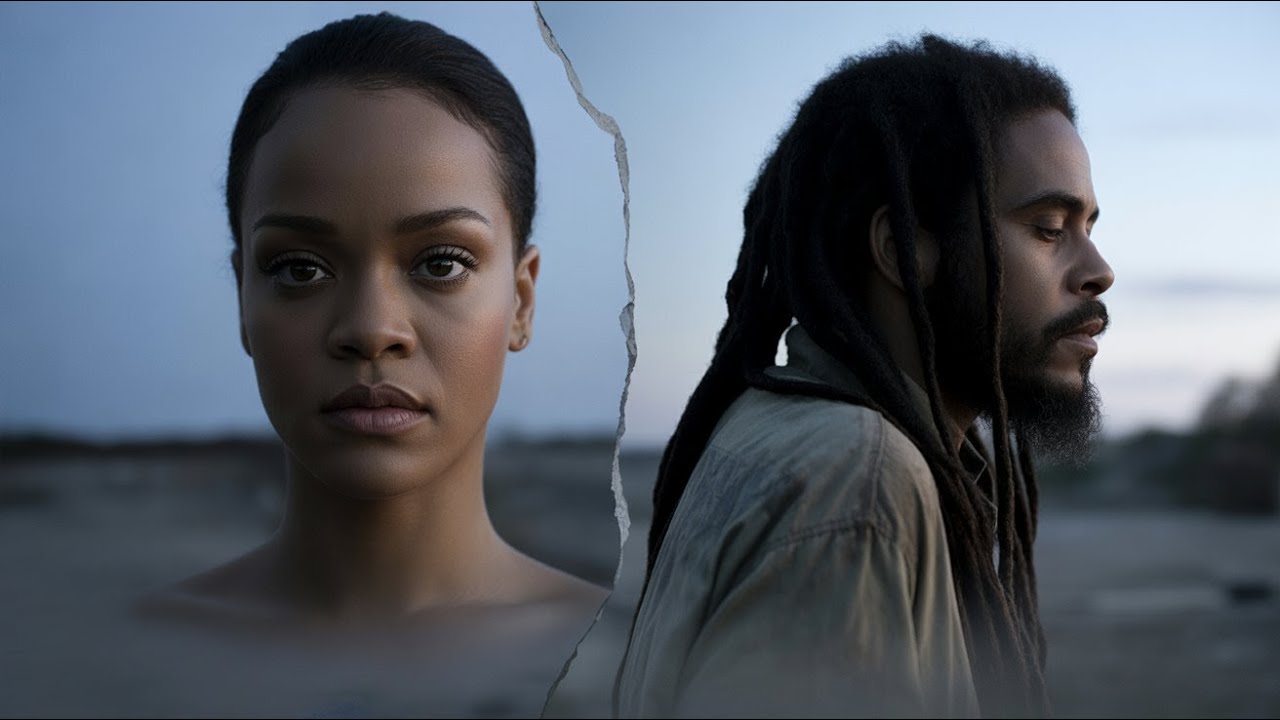 Rihanna ft Damian Marley - I BROKE QUIETLY (Lyrics Visualizer)