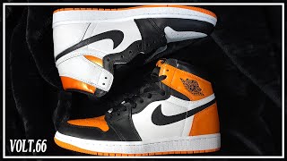 [Custom Shoes] Jordan 1 Electro Orange Shattered Back Board 1.0 Custom