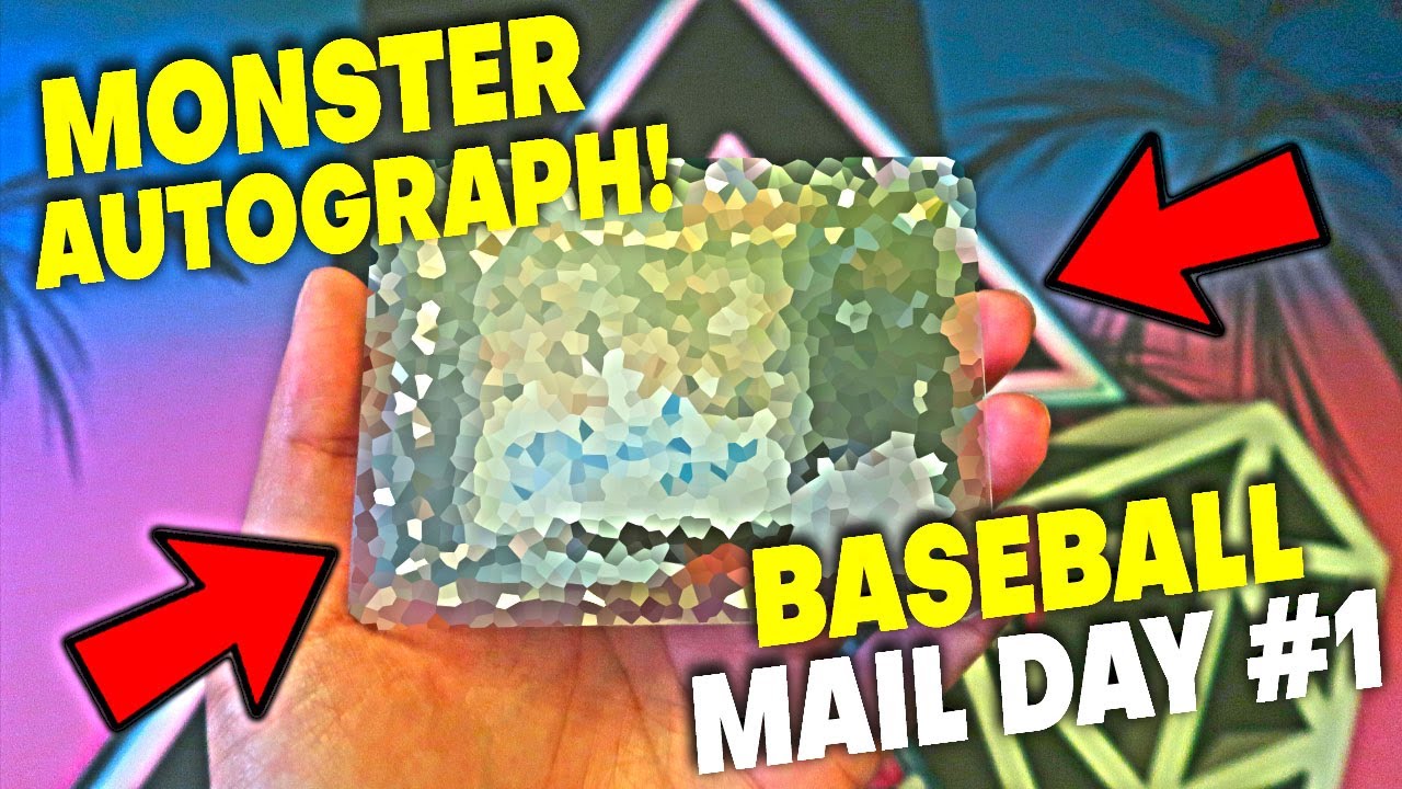 $500 AUTOGRAPH! Baseball Card Mail Day #1