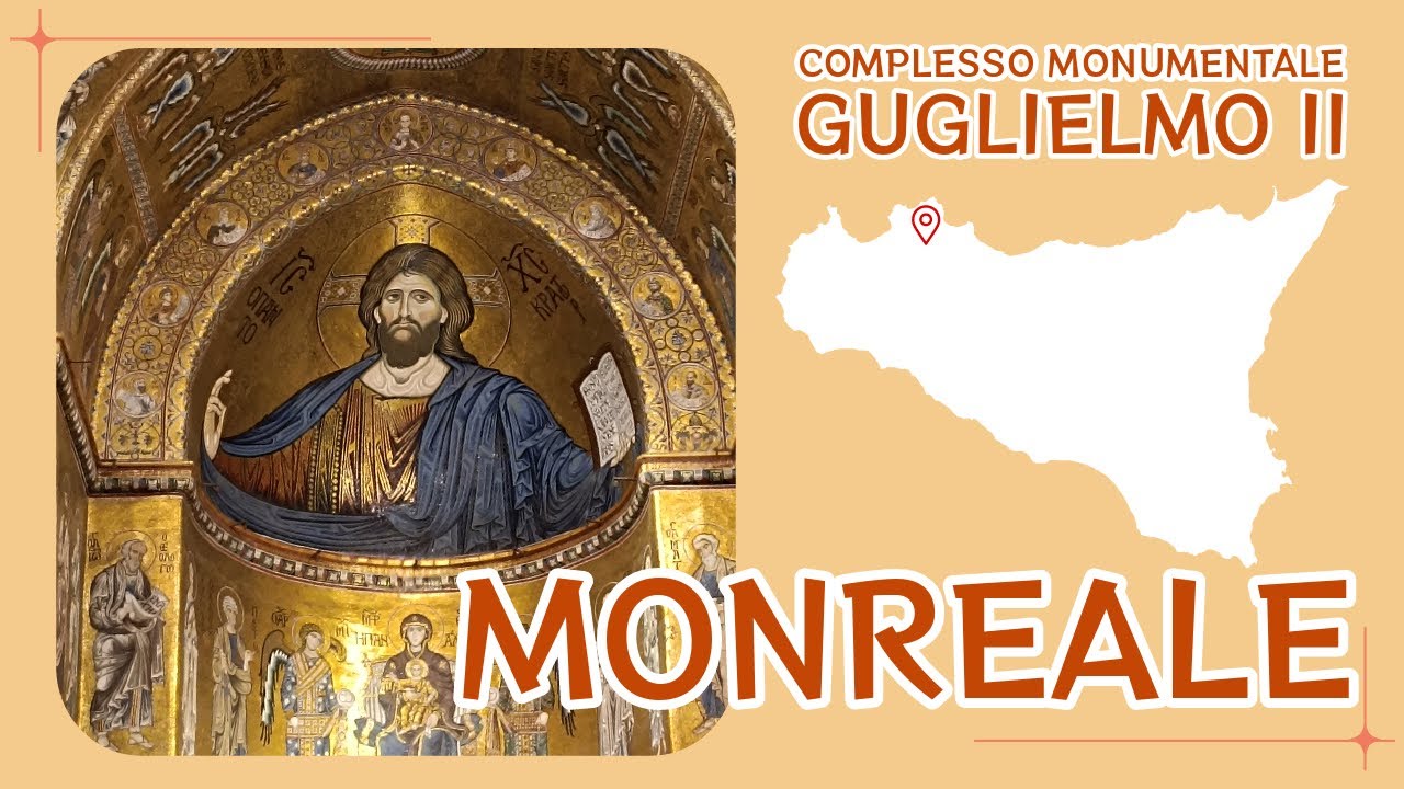 MONREALE - DUOMO E CHIOSTRO - complesso monumentale Guglielmo II - Sicily Italy