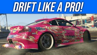 GTA 5: How to DRIFT with the NEW Drifting Upgrades - FULL Beginner's Guide! (#1)