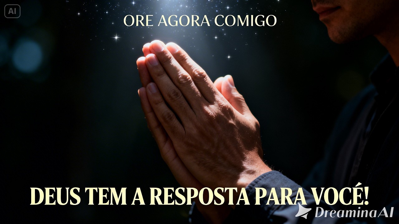 ORE AGORA COMIGO — DEUS TEM A RESPOSTA PARA VOCÊ!