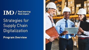 IMD Strategies for Supply Chain Digitalization Online Program  | Trailer