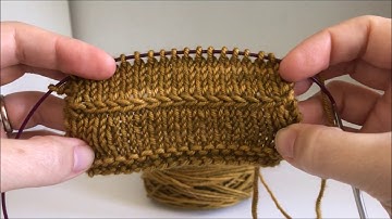 Knitting tutorial: How to work a Lateral, Vikkel or Latvian Braid