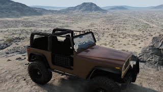 Beamng drive - Cruise and rock crawling - Johnson Valley, CA
