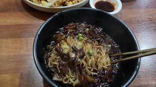 남해여행    하동 진교 문가 중화요리 식당  짜장면 탕수육 corea black noodles