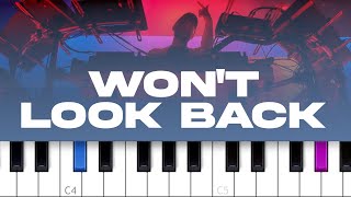 Duke Dumont - Won't Look Back (piano tutorial)