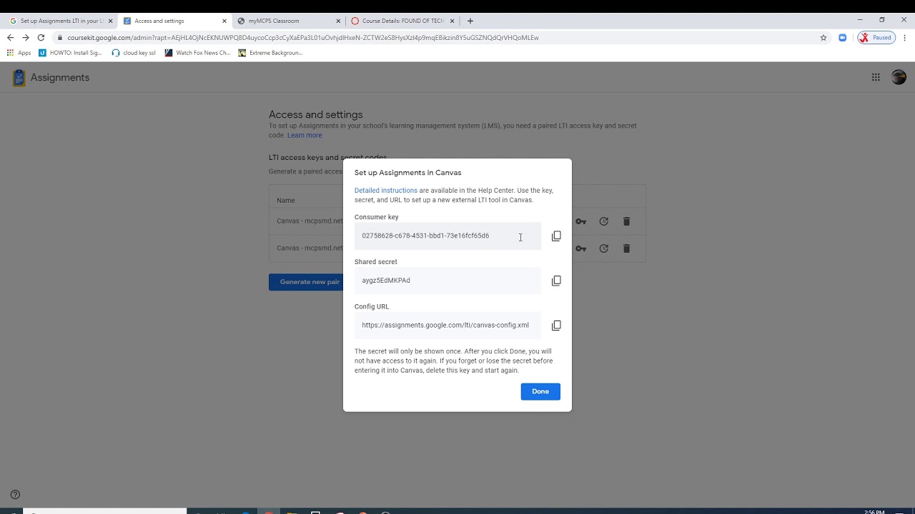 Mymcps MYMCPS - CANVAS - Google Apps LTI - YouTube