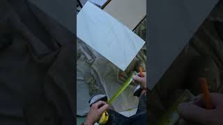 Marking my square hole DIY