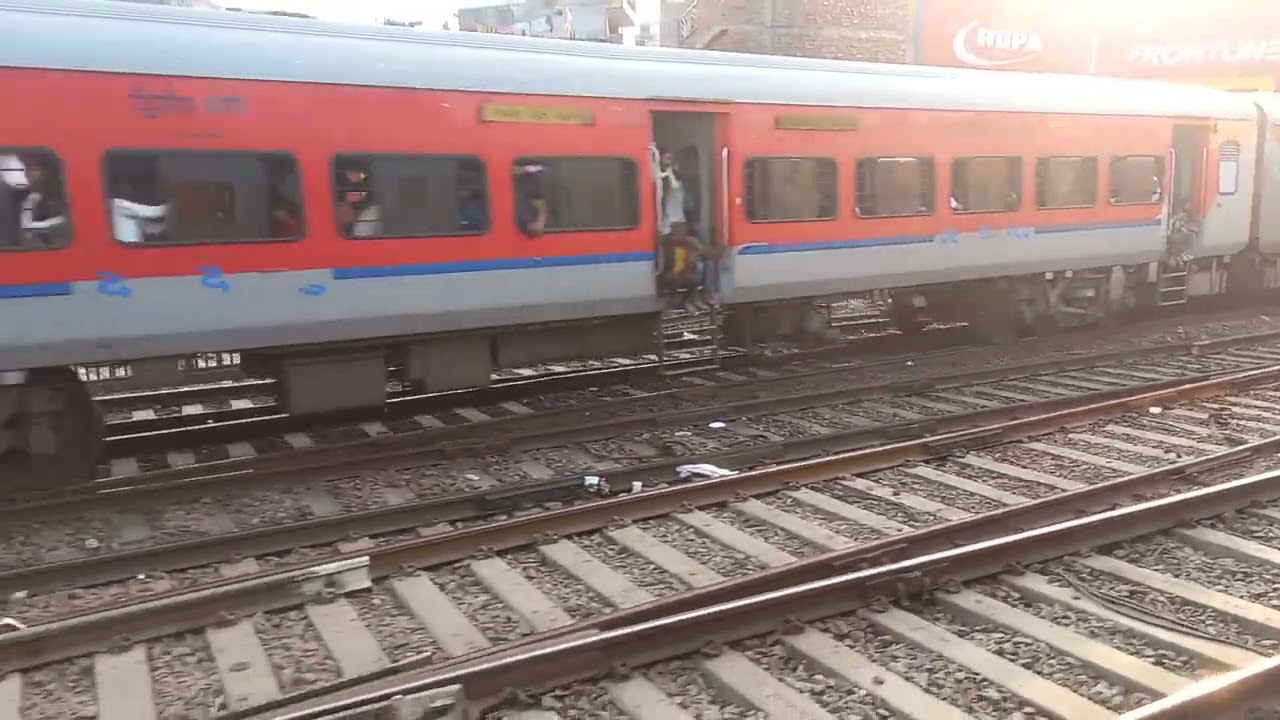 Railway Journey Ghaziabad to sahibabad #Indian 