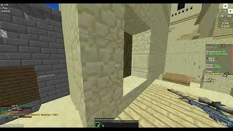 so... i did this with a sniper in minecraft csgo...