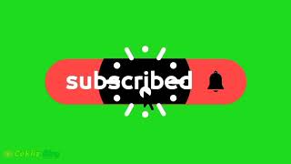 20 tombol subscribe gratis no copyright green screen